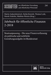 Cover von Jahrbuch für öffentliche Finanzen (2018) 2