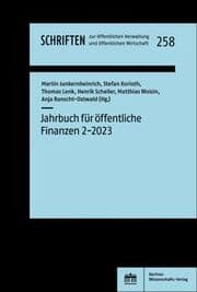 Cover von Jahrbuch für öffentliche Finanzen 2/2023