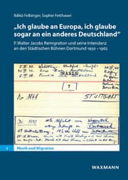 Cover von Ich glaube an Europa, ich glaube sogar an ein anderes Deutschland