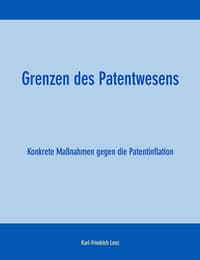 Cover von Grenzen des Patentwesens