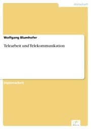 Cover von Telearbeit und Telekommunikation