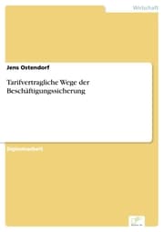 Cover von Tarifvertragliche Wege der Beschäftigungssicherung