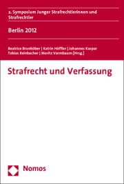 Cover von Strafrecht und Verfassung