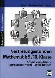Cover von Vertretungsstunden Mathematik 9./10. Klasse