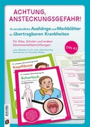 Cover von Achtung, Ansteckungsgefahr! - 16 verständliche Aushänge und Merkblätter zu übertragbaren Krankheiten