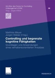 Cover von Controlling und begrenzte kognitive Fähigkeiten