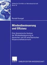 Cover von Mindestbesteuerung und Effizienz