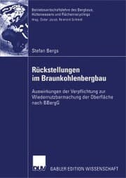 Cover von Rückstellungen im Braunkohlenbergbau