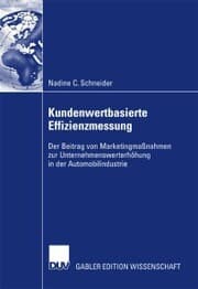 Cover von Kundenwertbasierte Effizienzmessung