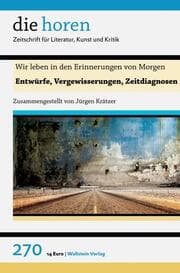 Cover von Wir leben in den Erinnerungen von Morgen