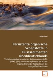 Cover von Persistente organische Schadstoffe in Flusssedimenten Norddeutschlands