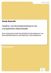 Cover von Analyse von Investmentchancen im europäischen Aktienmarkt