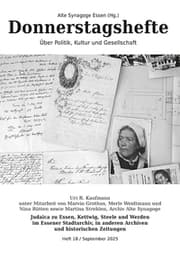 Cover von Archivführer zur Geschichte der Juden in Essen