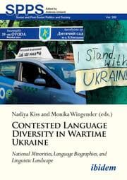 Cover von Contested Language Diversity in Wartime Ukraine