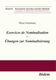 Cover von Exercices de nominalisation