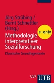 Cover von Methodologie interpretativer Sozialforschung