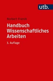 Cover von Handbuch Wissenschaftliches Arbeiten
