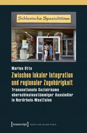 Cover von Zwischen lokaler Integration und regionaler Zugehörigkeit