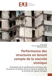Cover von Performance des structures en tenant compte de la nocivité sismique