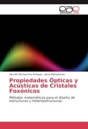 Cover von Propiedades Ópticas y Acústicas de Cristales Foxónicos