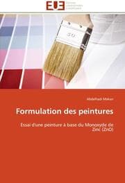 Cover von Formulation des peintures