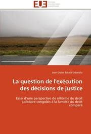 Cover von La question de l'exécution des décisions de justice
