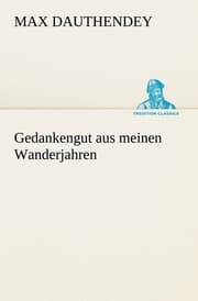 Cover von Gedankengut aus meinen Wanderjahren