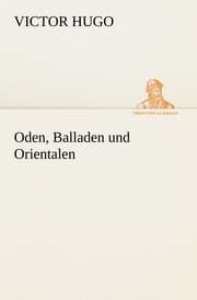 Cover von Oden, Balladen und Orientalen