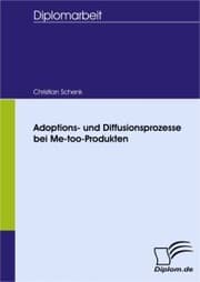Cover von Adoptions- und Diffusionsprozesse bei Me-too-Produkten