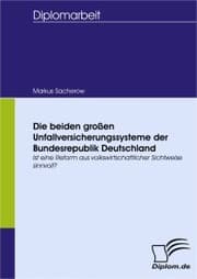 Cover von Die beiden großen Unfallversicherungssysteme der Bundesrepublik Deutschland