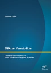 Cover von MBA per Fernstudium: Das Fernstudienmodell der Turku University of Applied Sciences