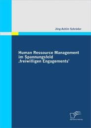 Cover von Human Ressource Management im Spannungsfeld , freiwilligen Engagements'