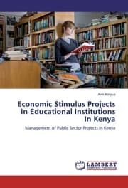 Cover von Economic Stimulus Projects In Educational Institutions In Kenya