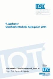 Cover von 9.Aachener Oberflächentechnik Kolloquium 2014