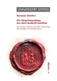 Cover von Die Siegelsammlung des Karl-Sudhoff-Instituts