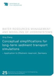 Cover von Conceptual simplifications for long-term sediment transport simulations