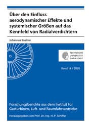Cover von Über den Einfluss aerodynamischer Effekte und systemischer Größen auf das Kennfeld von Radialverdichtern