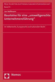 Cover von Bausteine für eine 'umweltgerechte Unternehmensführung'