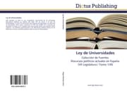 Cover von Ley de Universidades