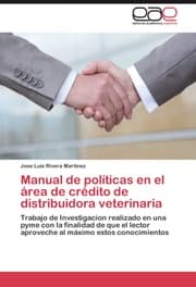 Cover von Manual de políticas en el área de crédito de distribuidora veterinaria
