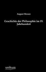Cover von Geschichte der Philosophie im 19. Jahrhundert