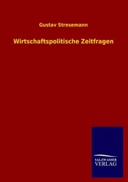 Cover von Wirtschaftspolitische Zeitfragen