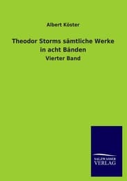 Cover von Theodor Storms sämtliche Werke in acht Bänden