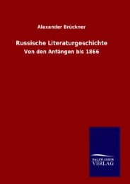 Cover von Russische Literaturgeschichte