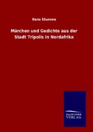 Cover von Märchen und Gedichte aus der Stadt Tripolis in Nordafrika