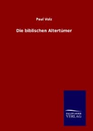 Cover von Die biblischen Altertümer