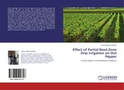 Cover von Effect of Partial Root-Zone Drip Irrigation on Hot Pepper