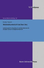 Cover von Weisheitsunterricht bei Ben Sira