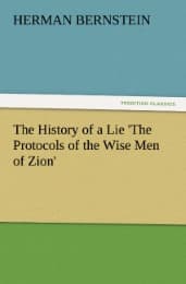 Cover von The History of a Lie 'The Protocols of the Wise Men of Zion'
