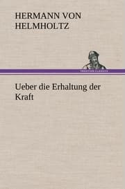 Cover von Ueber die Erhaltung der Kraft